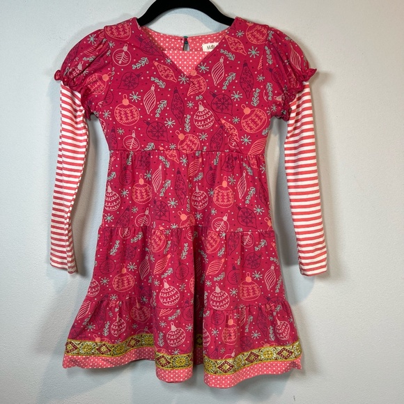 Matilda Jane Friends Forever Persephone Dress Pink Christmas Ornament FLAW Kid 6 - Picture 1 of 16